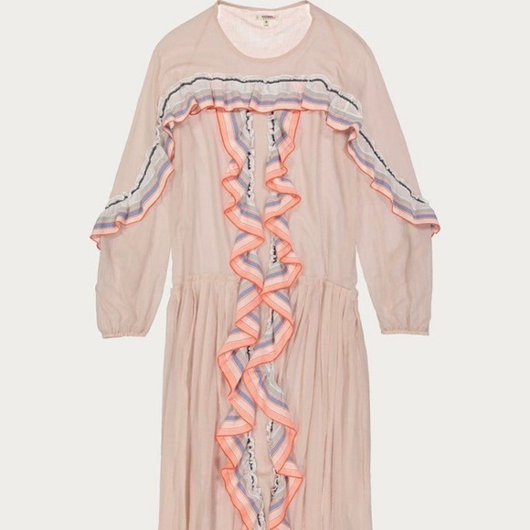 Lemons Zola Pleated Ruffle Dress - Picture 2 of 6